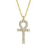 Crystal Ankh Necklace