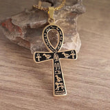 Hieroglyph Ankh Necklace