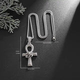 Ankh & Eye Crystal Necklace