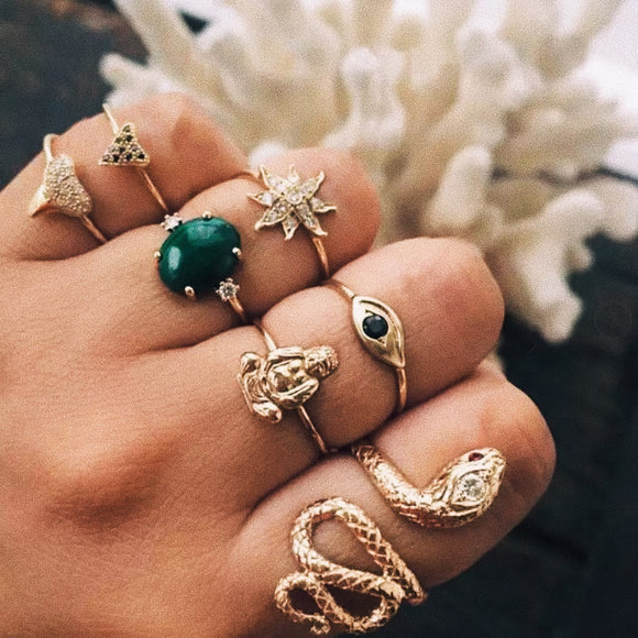 Serpent Ring Set