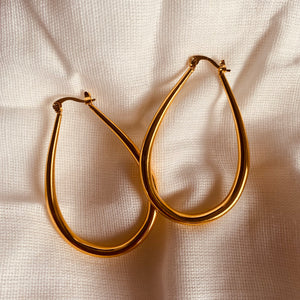 Drop Hoop Earrings