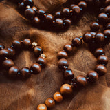 Tigers Eye & Wooden Mala Beads