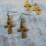 Classic Mini Ankh Earrings