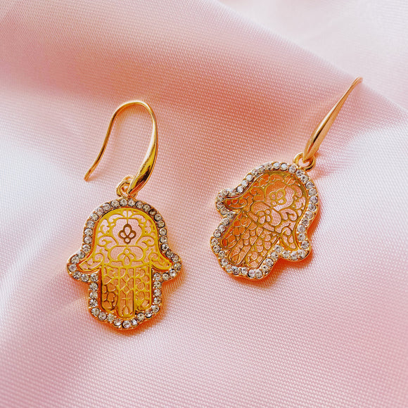 Hamsa Earrings