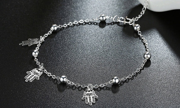 Hamsa Anklet