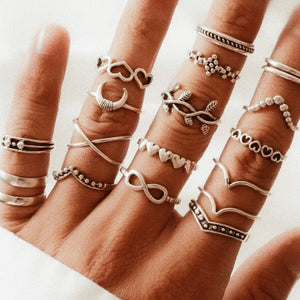 Infinity Ring Set