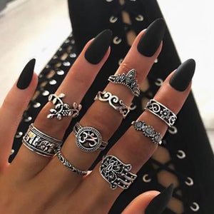 Boho Ring Set