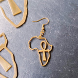 The Ankh & Motherland Earrings (Various Sizes)