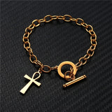 OT Buckle Ankh Bracelet