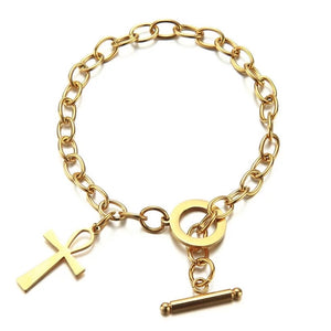 OT Buckle Ankh Bracelet