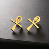 The Ankh Stud Earrings