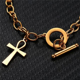 OT Buckle Ankh Bracelet