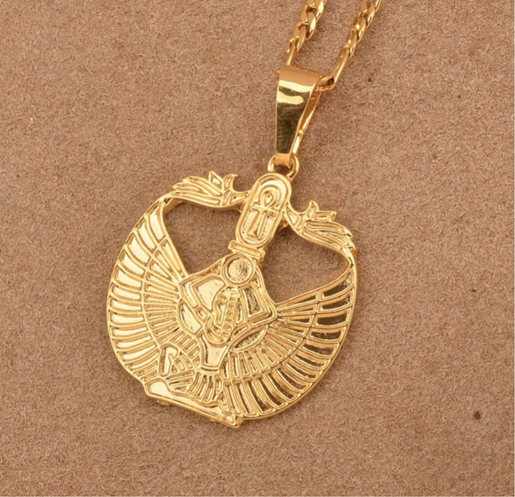 Goddess & Ankh Necklace