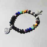 Eye of Heru & Ankh Chakra Bracelet