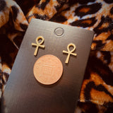 The Ankh Stud Earrings