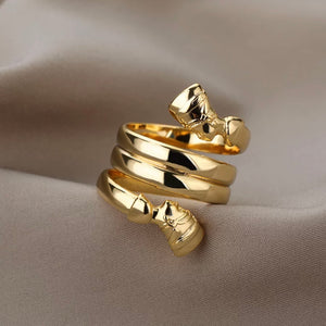 Queen Nefertiti Spiral Ring