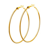 Large Golden Hoop Earrings