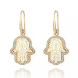 Hamsa Earrings