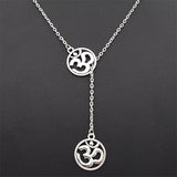 Double Om Necklace