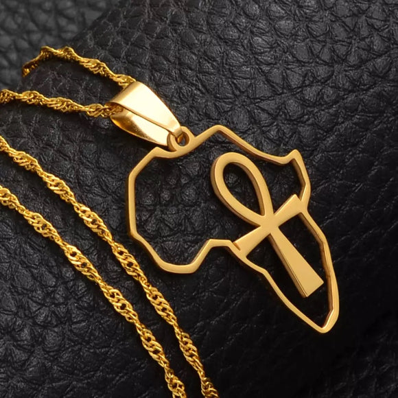 The Ankh & Motherland Necklace