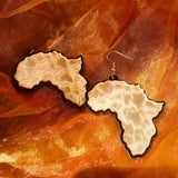 Africa Map Earrings