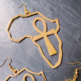 The Ankh & Motherland Earrings (Various Sizes)