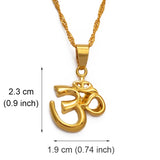 Golden Om Necklace