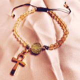 Crystal Ankh Bracelets