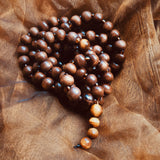 Tigers Eye & Wooden Mala Beads